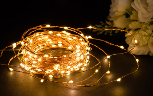 Copper Wire LED Fairy Lights 10m 100LED Battery | Yize Lighting